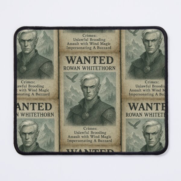 Item preview, Rowan Whitethorn Wanted Poster Throne Of Glass Inspired designed and sold by UGLibrary.