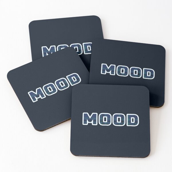 Item preview, MOOD, a checkered inscription designed and sold by silent-violin.