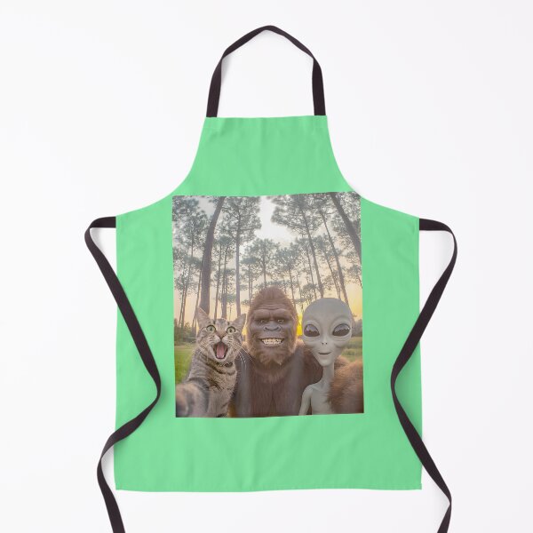 Item preview, Cat Bigfoot Alien Selfie - Funny Woodland Trio By Merch, Limited Edition, Perfect Gift For You And designed and sold by JosephHunter7.