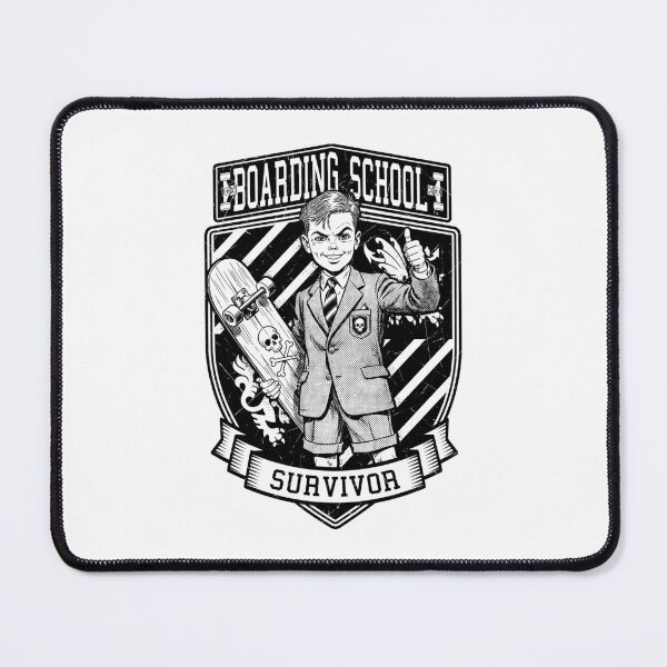 Item preview, Skater Skateboarder Funny Boarding School Survivor Vintage designed and sold by GrandeDuc.