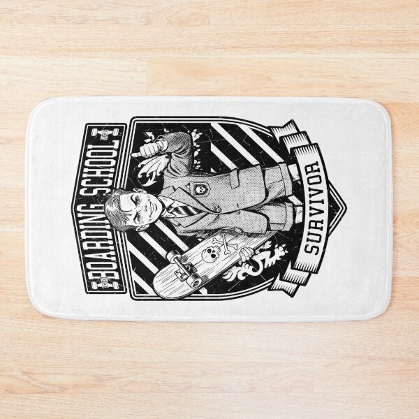 Item preview, Skater Skateboarder Funny Boarding School Survivor Vintage designed and sold by GrandeDuc.