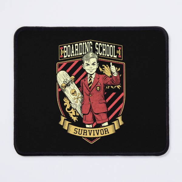 Item preview, Skater Skateboarder Funny Boarding School Survivor Vintage designed and sold by GrandeDuc.