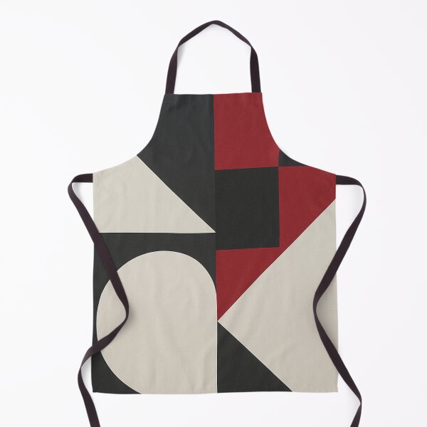 Item preview, Modern geometric red and black abstract pattern designed and sold by SassyArtistry.