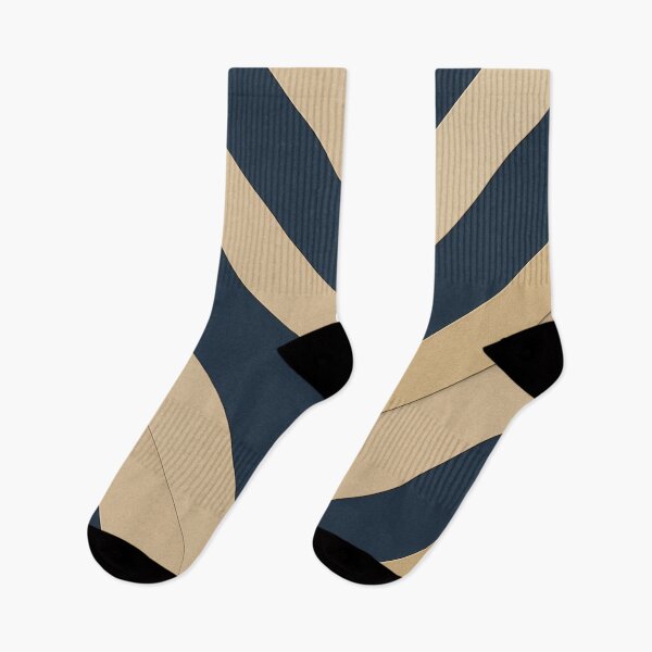Item preview, Beige and navy chevron geometric pattern designed and sold by SassyArtistry.