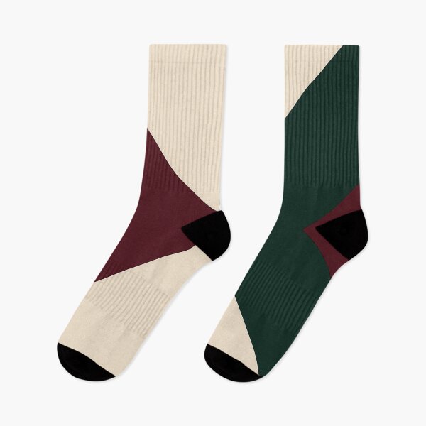 Item preview, Minimal geometric burgundy and green cross pattern designed and sold by SassyArtistry.