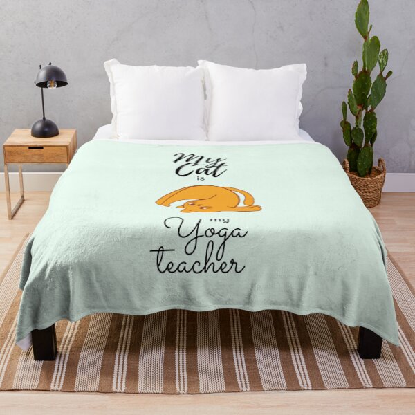 Item preview, Funny My Cat Is My Yoga Teacher lovers Design designed and sold by HustlingMom.