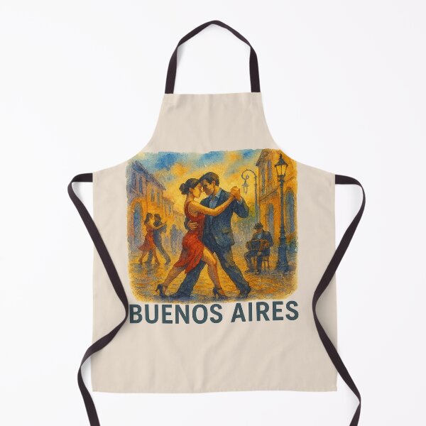 Item preview, Buenos Aires Tango Watercolor Poster designed and sold by Bratak.