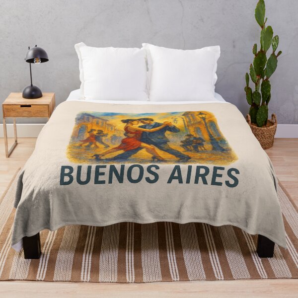 Item preview, Buenos Aires Tango Watercolor Poster designed and sold by Bratak.