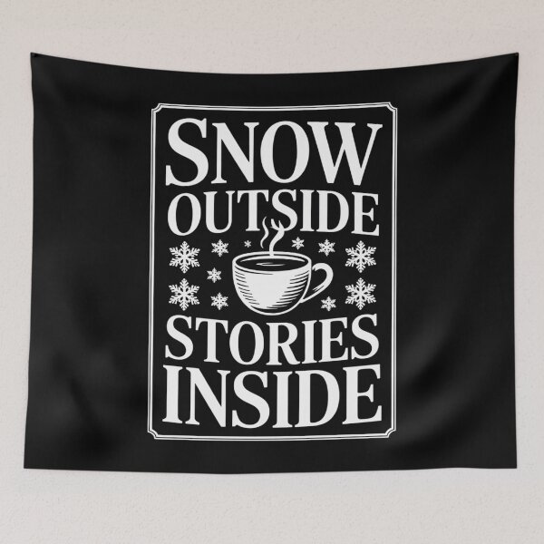 Item preview, Reading All Winter Book Lovers and Literary designed and sold by Sea4Adventures.