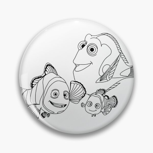Item preview, Disney’s Nemo, Dory and Marlin Colouring Coloring designed and sold by Lumennyxart.