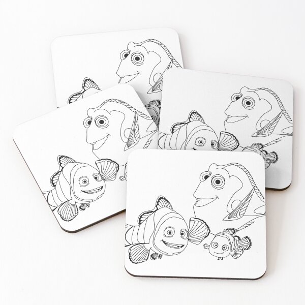 Item preview, Disney’s Nemo, Dory and Marlin Colouring Coloring designed and sold by Lumennyxart.