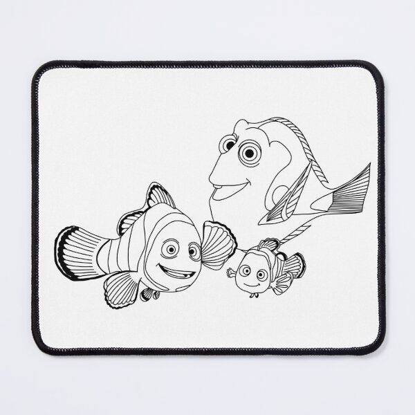 Item preview, Disney’s Nemo, Dory and Marlin Colouring Coloring designed and sold by Lumennyxart.
