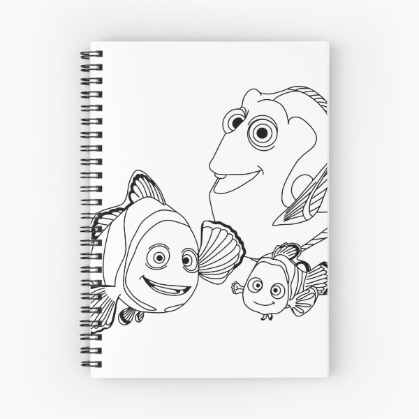 Item preview, Disney’s Nemo, Dory and Marlin Colouring Coloring designed and sold by Lumennyxart.