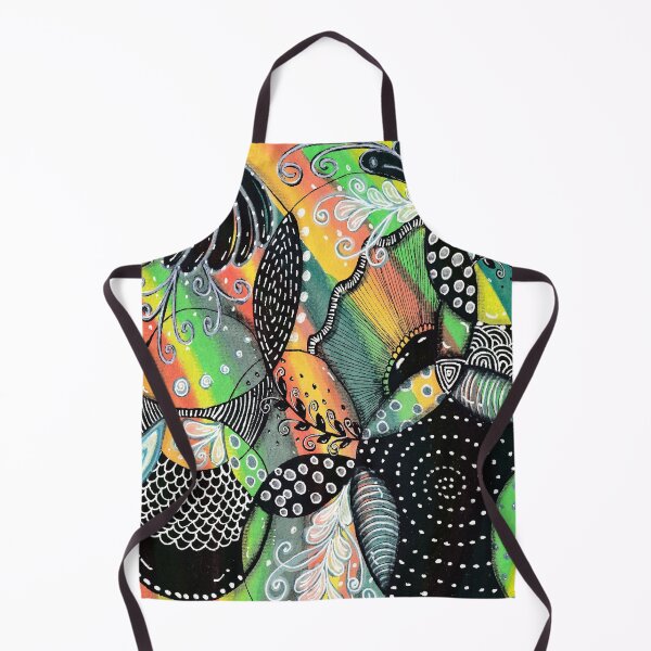 Item preview, Magic Garden - Colorful Zentagle Drawing designed and sold by ColorWander.