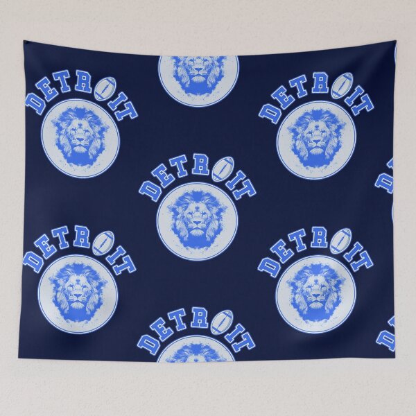 Item preview, Detroit Football Vintage Michigan Retro Lion Fan Print  designed and sold by AlulaDaria.
