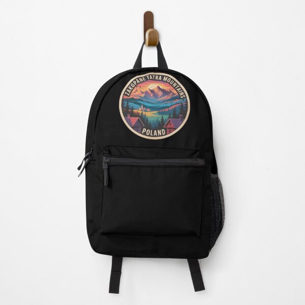 Item preview, Zakopane Poland Sunset Art – Retro Tatra Mountains Landscape  designed and sold by VividOrganica.