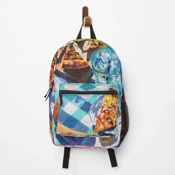 Item preview, Vibrant Summer Picnic – Colorful Food Art with Burgers, Pizza & Lemon Drinks designed and sold by Grafititee.