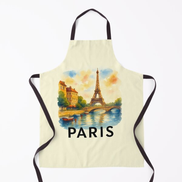 Aperçu de l'œuvre Paris Watercolor Travel Poster créée et vendue par Bratak.