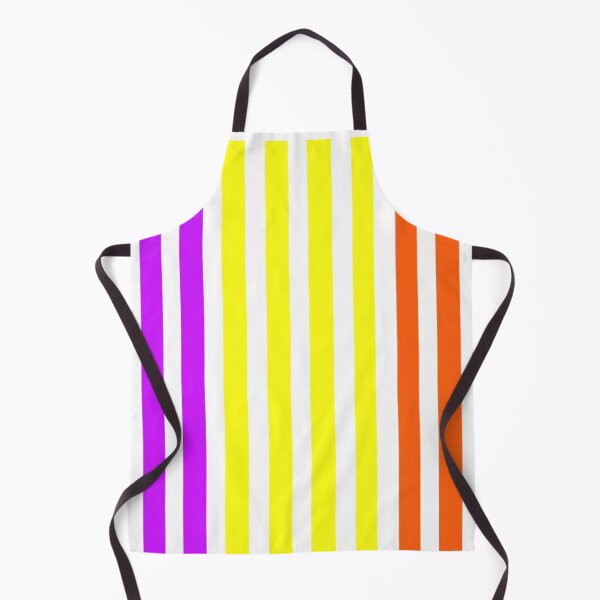 Artikelvorschau, Gelbe Neonstreifen Lila Orange Digital Designer Print ldandrade entworfen und verkauft von Licorice Moon.