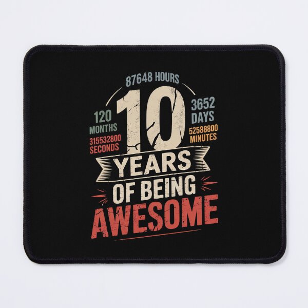 Item preview, Ten 10yr 10th Birthday 10 Years Old  120 Months  designed and sold by THagBlue.
