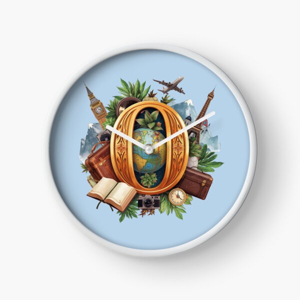 Item preview, Adventure Awaits – Vintage Travel Letter O Monogram | Wanderlust Globe & Adventure Design for Dreamers and Explorers designed and sold by AmenAlways.