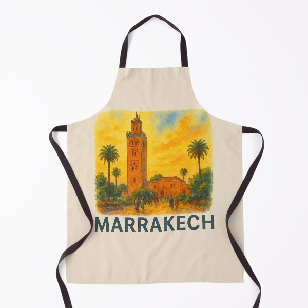 Item preview, Marrakech Koutoubia Mosque Watercolor Poster designed and sold by Bratak.