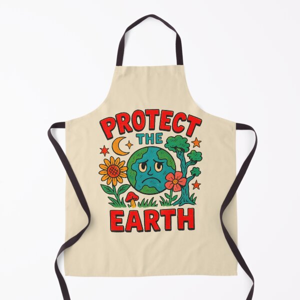 Item preview, Bold Retro “Protect the Earth” Eco Statement designed and sold by SHHCreations.