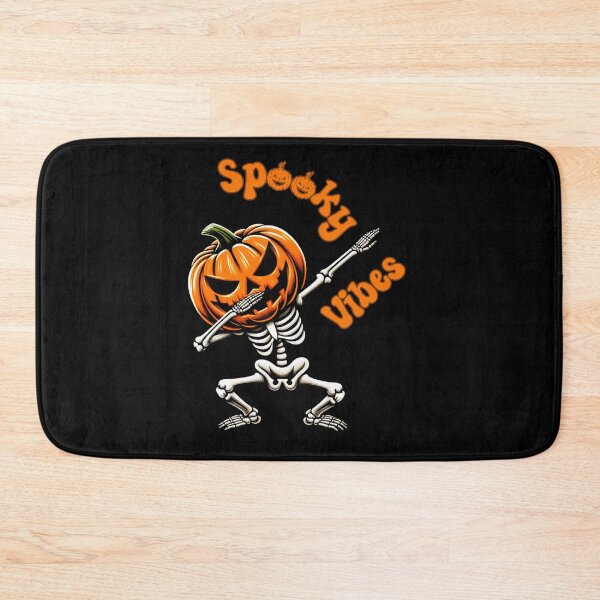 Item preview, Spooky Vibes Skeleton – Pumpkin Head Halloween Dance designed and sold by ChibiNekoSpace.