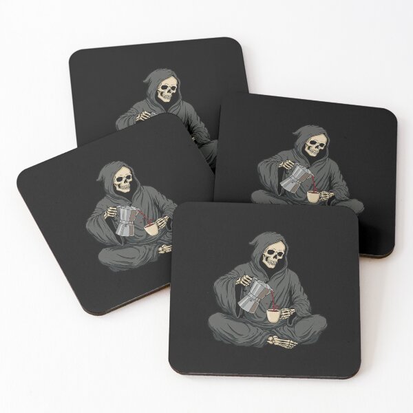Item preview, Death Grim Reaper Caffeine Coffee Funny   designed and sold by TeeARTHY.