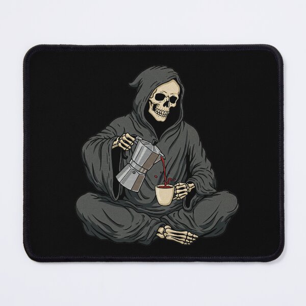 Item preview, Death Grim Reaper Caffeine Coffee Funny   designed and sold by TeeARTHY.