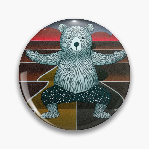 Item preview, Calmy Yogis Bear designed and sold by WickerStudio.