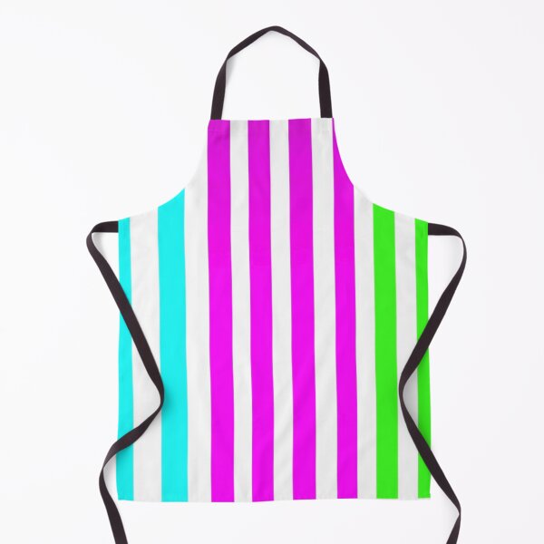 Artikelvorschau, Aqua Blau Neon Streifen Lila Grün Digital Designer Print ldandrade entworfen und verkauft von Licorice Moon.