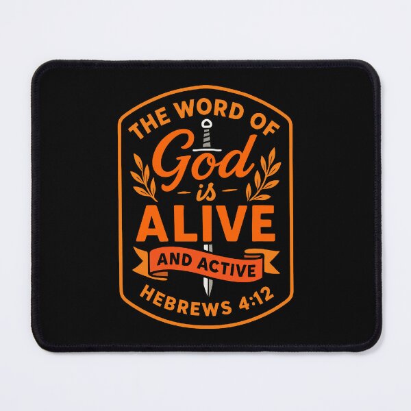 Item preview, Hebrews 4:12 For The Word of God is Alive and Active designed and sold by plushism.