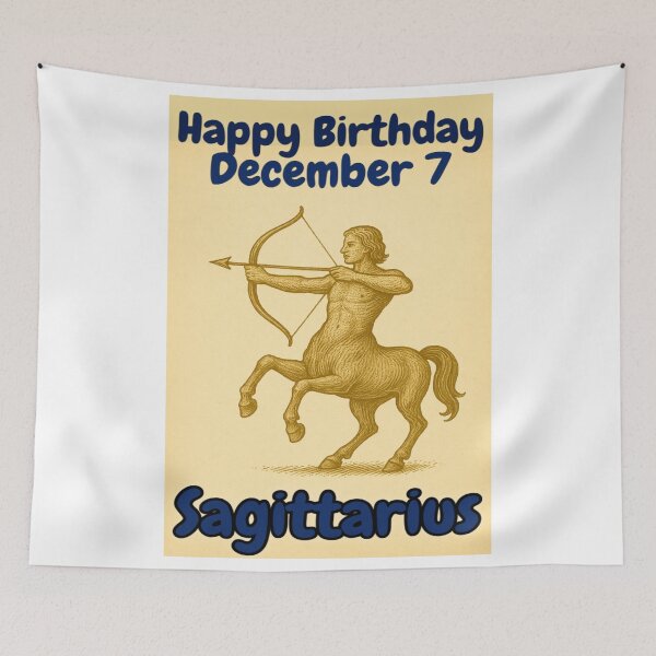 Item preview, Birthday Zodiac Sign – December 7 designed and sold by ariksworld.