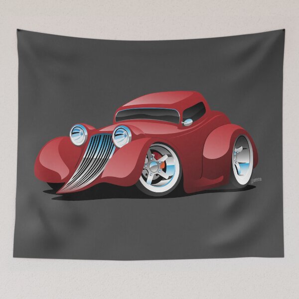 Item preview, Red Hot Rod Restomod Custom Coupe designed and sold by hobrath.