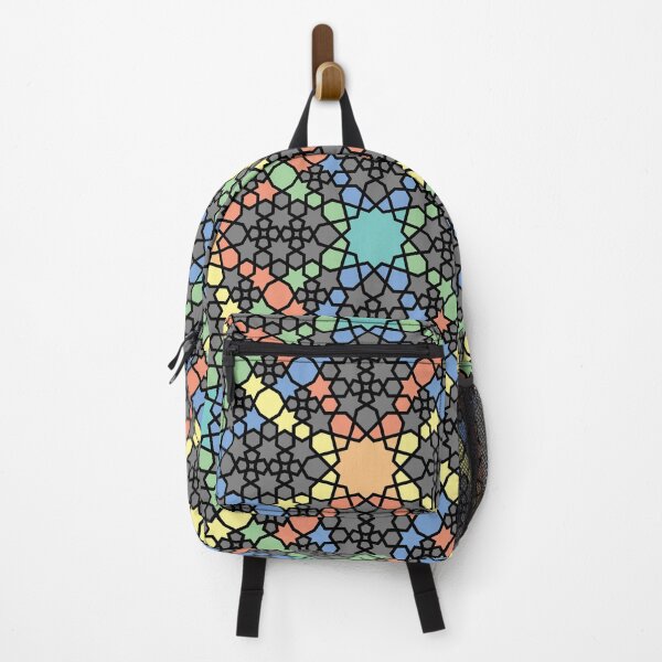 Item preview, Colorful geometric pattern with overlapping circles motif designed and sold by mathemartiste.