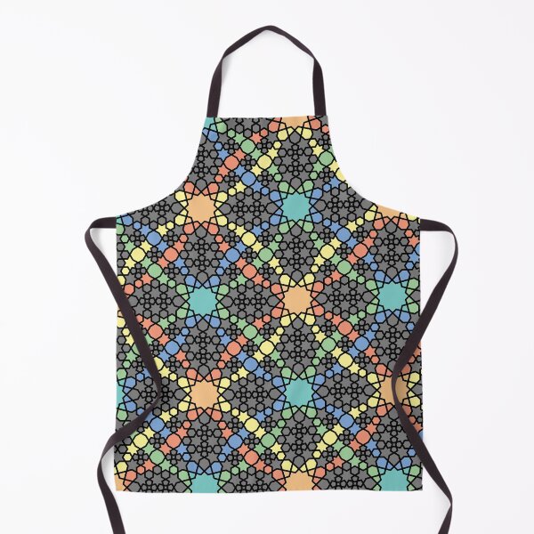 Item preview, Colorful geometric pattern with overlapping circles motif designed and sold by mathemartiste.