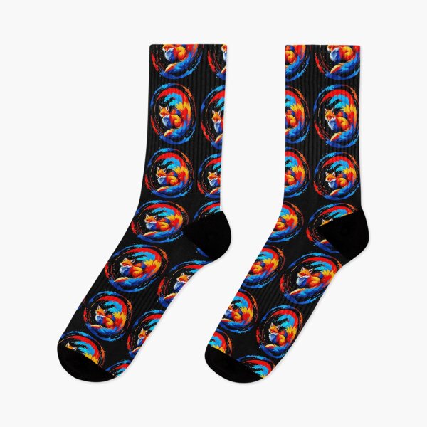 Item preview, Psychedelic Fox Swirl Abstract Colorful   designed and sold by TeeARTHY.