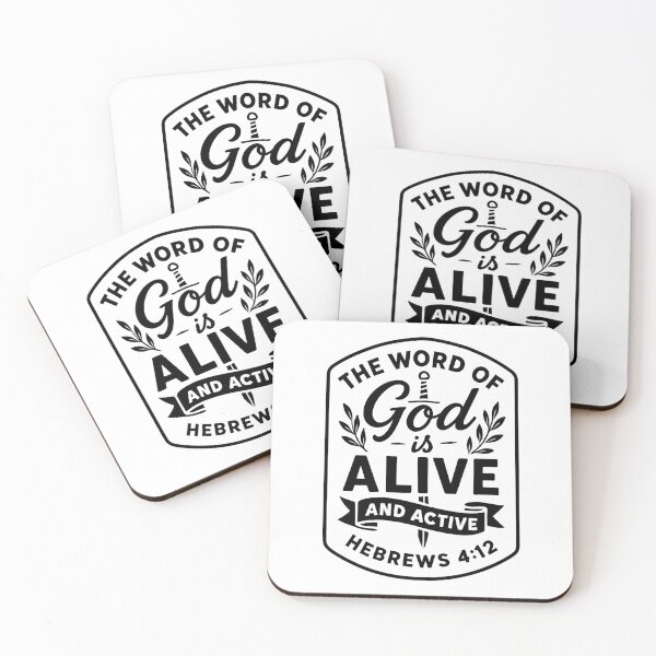 Item preview, Hebrews 4:12 For The Word of God is Alive and Active designed and sold by plushism.