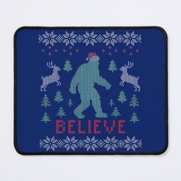 Item preview, Bigfoot Believe Ugly Christmas Sweater Style By Merch, Limited Edition, Perfect Gift For You And Fr designed and sold by HALEYBEVERLY.