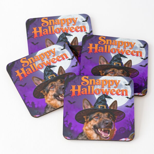 Item preview, Copy of Snappy Halloween - German SHepherd Halloween Themed Poster Art designed and sold by William A McCarthy.