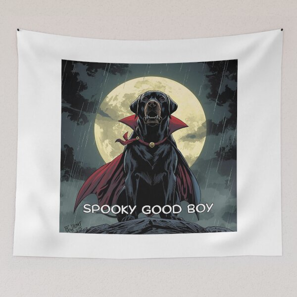 Item preview, Spooky Good Boy designed and sold by PetJoyPrintsCO.