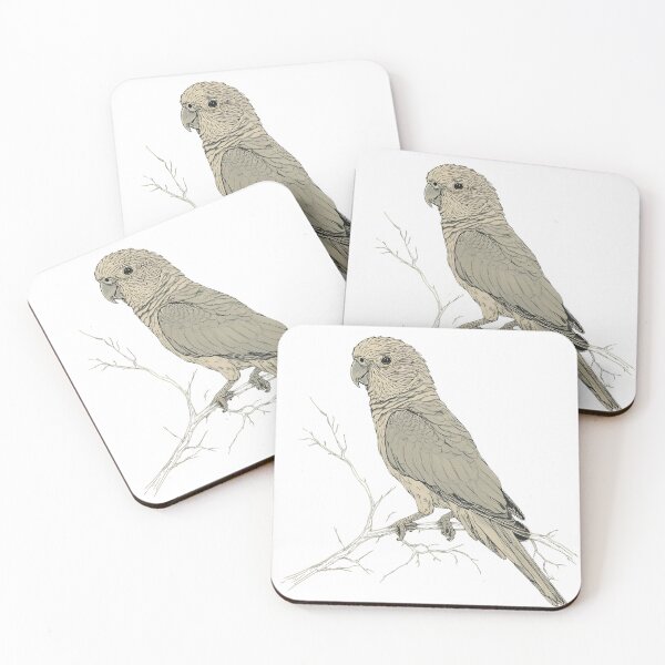 Item preview, Rose-Ringed Parakeet Sketch Art | Minimal Continuous Line Bird Illustration designed and sold by NatureNookTees.