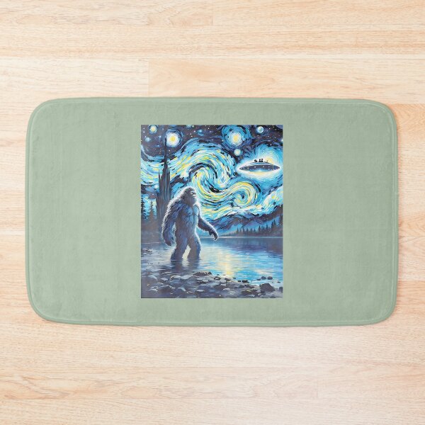 Item preview, Bigfoot Ufo Extraterrestrial Encounter Adventure Van Goghpng By Merch, Limited Edition, Perfect Gif designed and sold by HALEYBEVERLY.