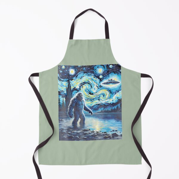 Item preview, Bigfoot Ufo Extraterrestrial Encounter Adventure Van Goghpng By Merch, Limited Edition, Perfect Gif designed and sold by HALEYBEVERLY.
