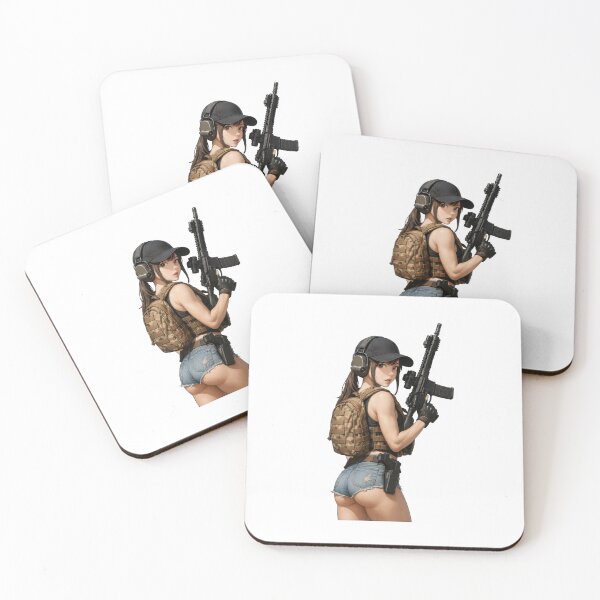 Item preview, Operator Waifu – Tactical Beauty on Duty designed and sold by RAWLIFEGRAPHIC.