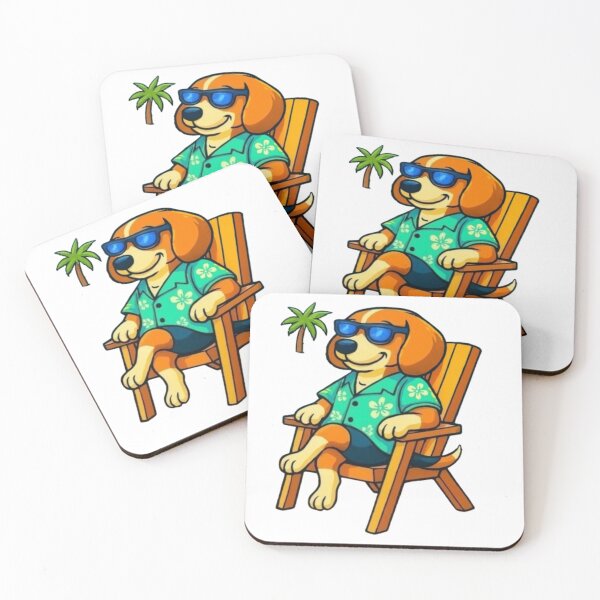 Item preview, Poolside Paws and Paradise designed and sold by DixieGirlStudio.