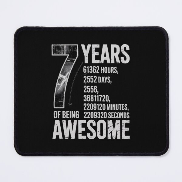 Item preview, 7th Birthday 84 Months 7 Years Old Being Awesome  designed and sold by THagBlue.