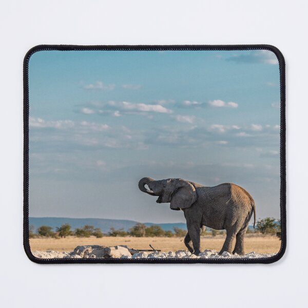 Item preview, Wide Sky, Slow Steps — Elephant at the Pan, Etosha designed and sold by DavideAntoniani.