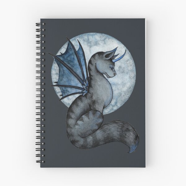Item preview, Blue Moon Goth Kitty designed and sold by AmyBrownArt.